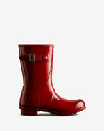 Original Short Gloss Boots für Damen in Rot