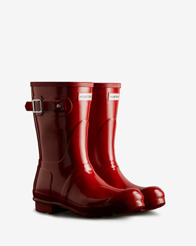 Original Short Gloss Boots für Damen in Rot