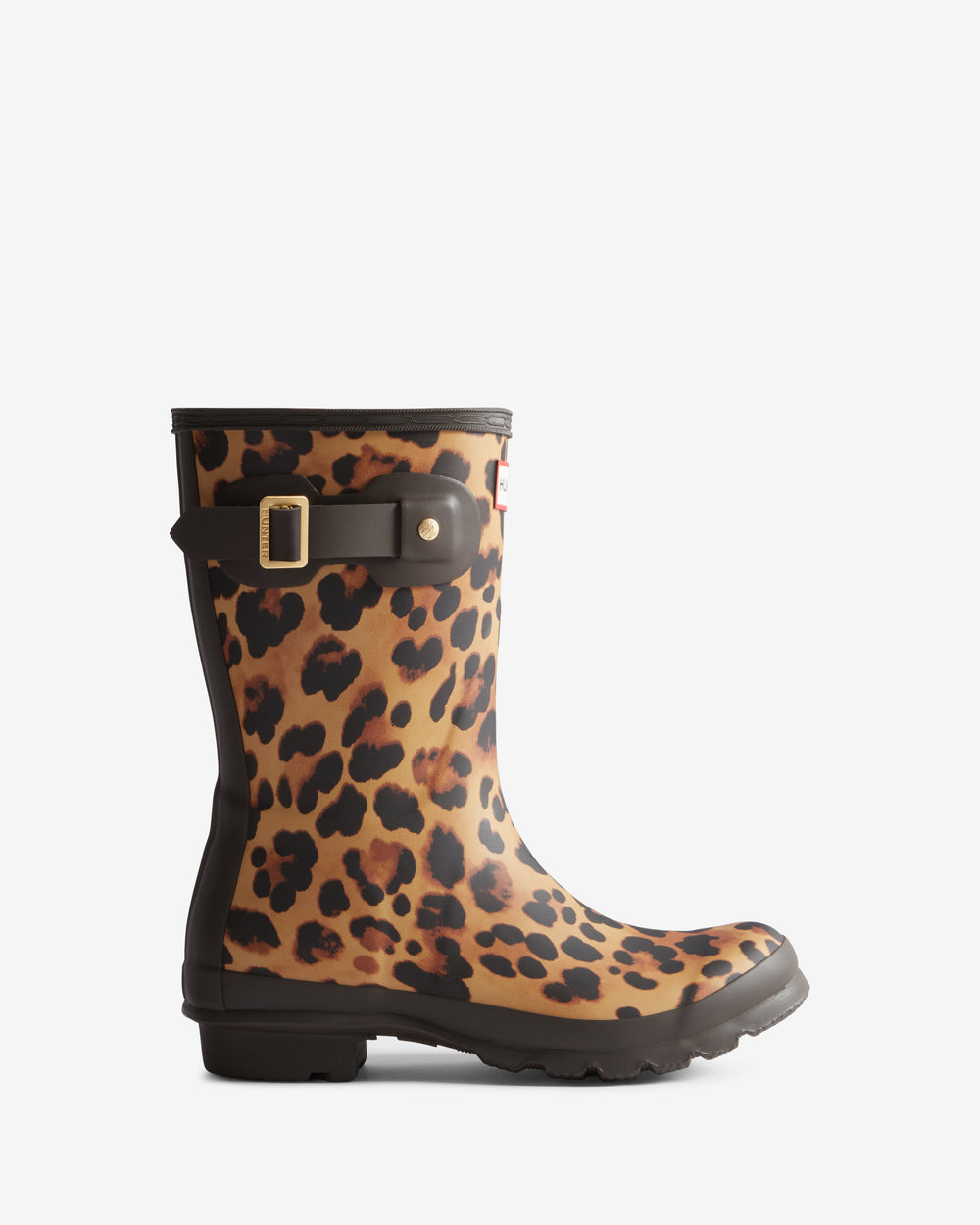 Original Short Leopard Print Gummistiefel (Damen)