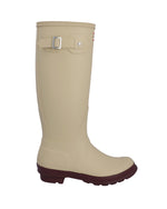 Original Tall Gummistiefel Beige/Dunkelrot (Damen)