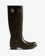 Original Tall Gloss Gummistiefel Dunkelbraun (Damen)