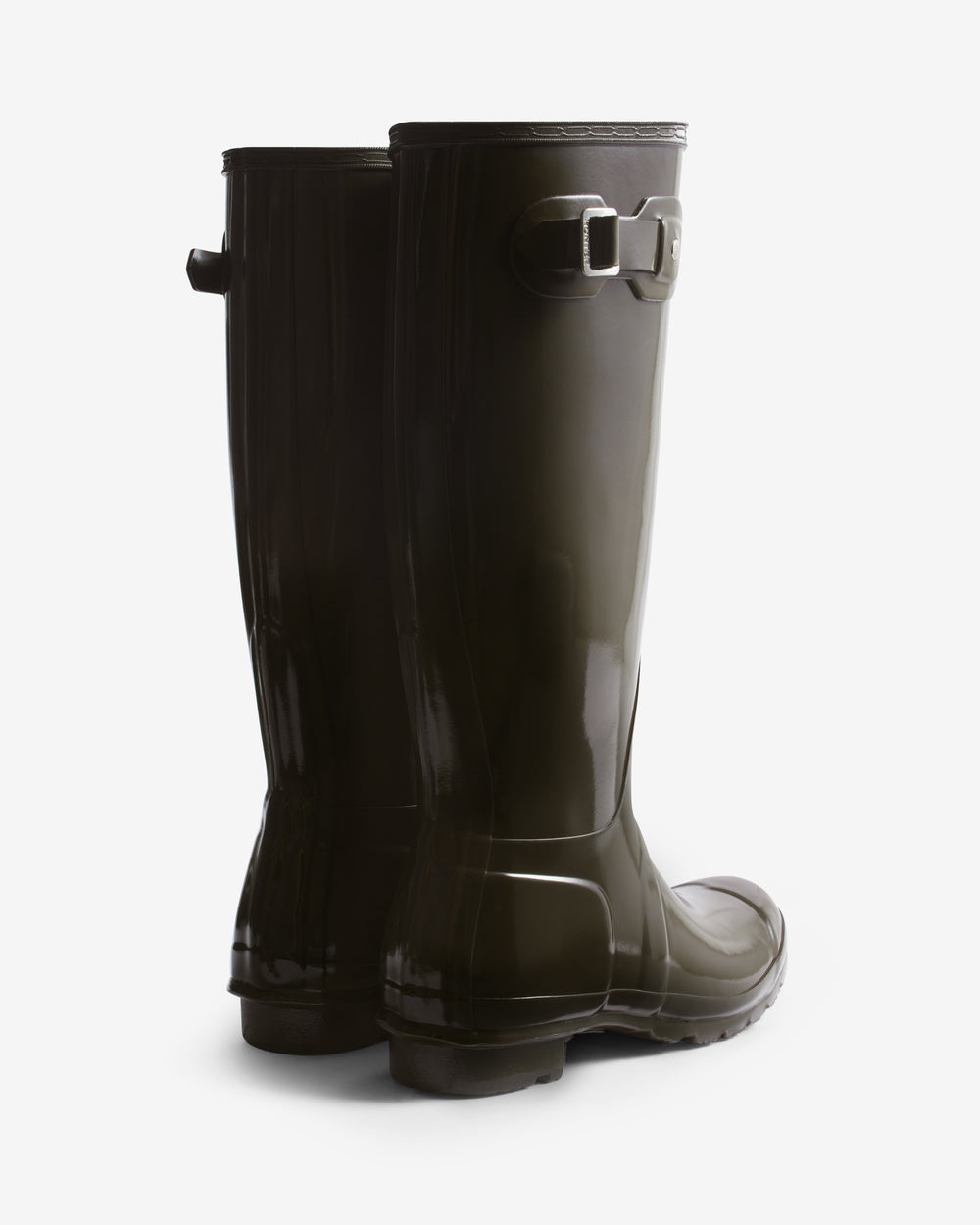 Original Tall Gloss Gummistiefel Dunkelbraun (Damen)