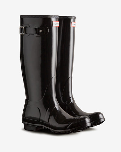 Original Tall Gloss Boots für Damen in Schwarz