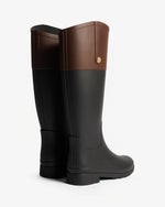 Refined Gold Trim Reiterstiefel Schwarz/Braun (Damen)