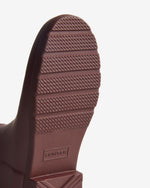 Refined Tall Canvas Gummistiefel Dunkelrot/Beige (Damen)